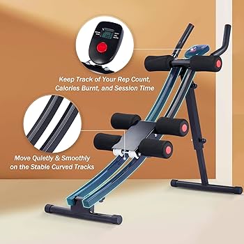ZELUS Ab Machine for Home Gym, Core Strength Training